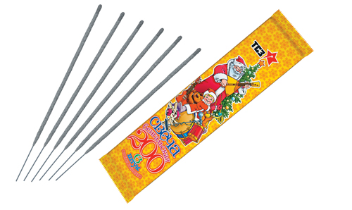  Бенгальские свечи 6 шт 200 мм в пакете  в Ишиме